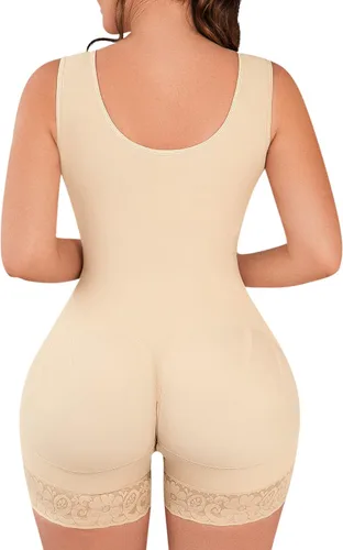Vista 4 de LadySlim - Faja colombiana moldeadora de cuerpo para mujer, soporte posparto adelgazante, control de abdomen, levantador de glúteos, moldeador