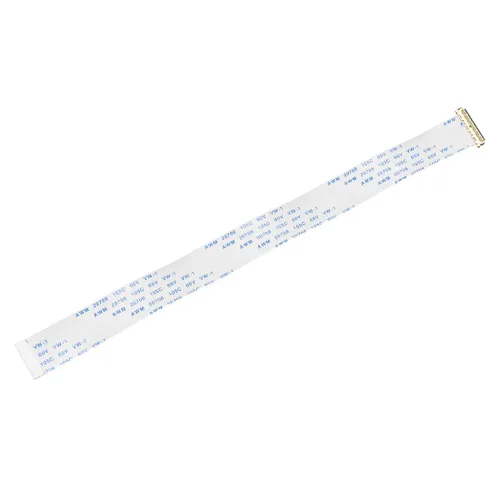 Vista 8 de uxcell Cable plano flexible, 30 pines de 0.020 in de paso de 3.937 in, FPC FFC, cable de cinta flexible para TV LCD, audio para automóvil