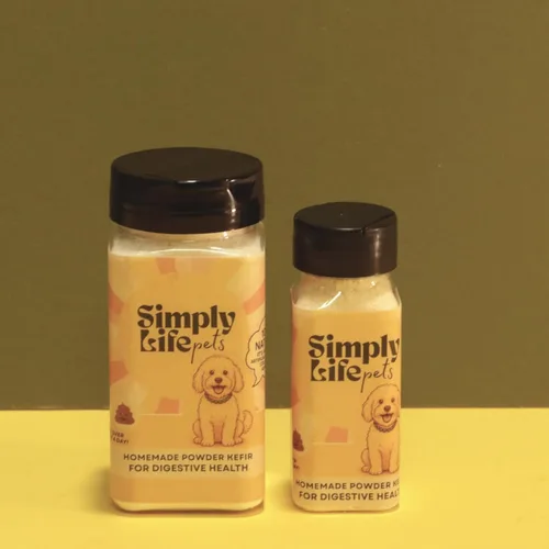 Vista 9 de Simply Life Pets - Probiótico en polvo de kéfir para perros, liofilizado, apoyo digestivo e inmunológico natural (1 onza)