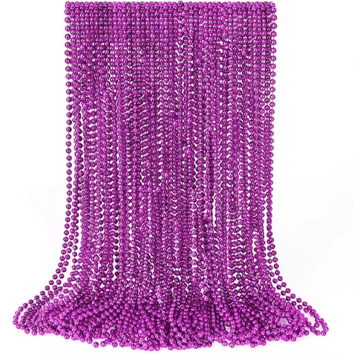 Vista 9 de EOBOH Cuentas de Mardi Gras, Accesorios de Cuentas de Carnaval de Mardi Gras para Tiradas de Desfile, Decoraciones de Fiesta