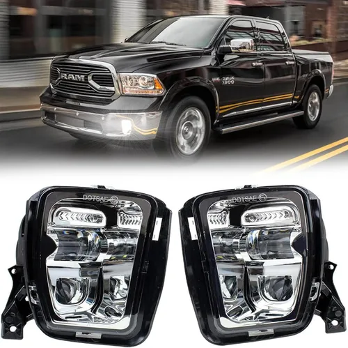 Vista 9 de Nueva Versión Luces Antiniebla LED para 2002-2008 Dodge Ram 1500, 2003-2009 Dodge Ram 2500/3500, para 2002 2003 2004 2005 2006 2007 2008 2009 Dodge