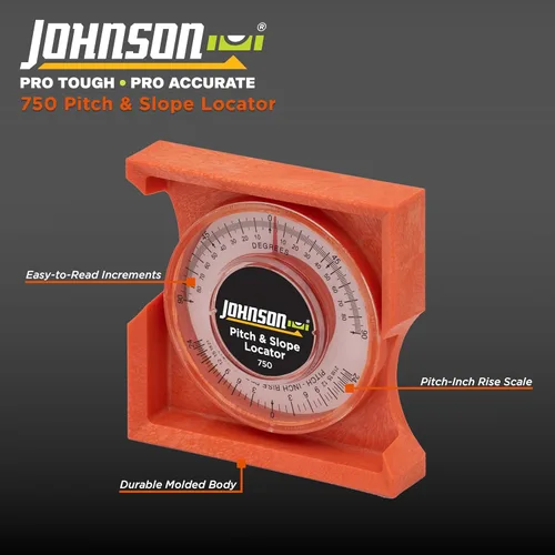 Vista 2 de Johnson Level & Tool 750 localizador de pendiente y nivelación