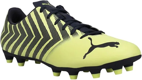 Vista 2 de PUMA Tacto II Firm GroundAg - Botines de fútbol para hombre, con tacos y suelo firme, color amarillo