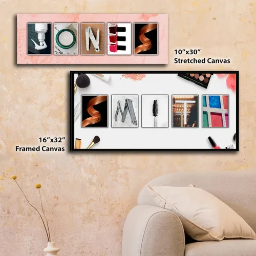 Vista 3 de Personal-Prints COSMETOLOGY - Regalo artístico con nombre personalizado Regalo personalizado para el propietario de la sala de belleza