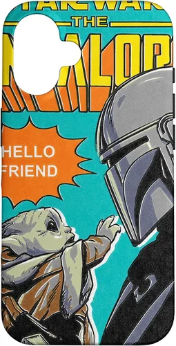 Vista 31 de Funda para iPhone 14 Pro Max Star Wars The Mandalorian Mando y el Niño