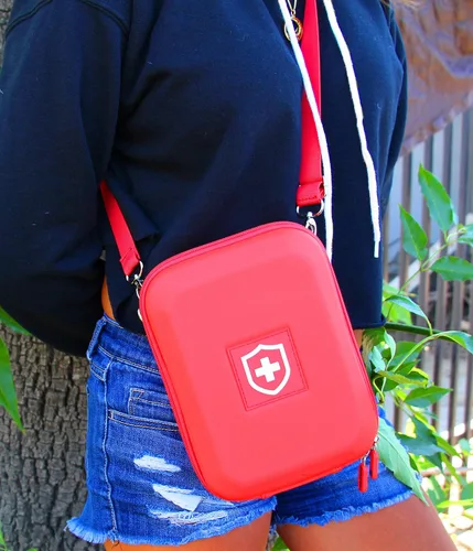 Vista 6 de MEDMODS - Estuche de viaje para enfriador de insulina y bolsa aislada para diabetes con bolsa de hielo, tarjeta de identificación, etiqueta