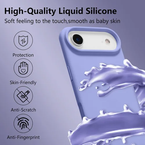 Vista 378 de Funda magnética de silicona para iPhone 13 Pro, color blanco antiguo [Compatible con Magsafe] [Forro de microfibra suave antiarañazos], funda