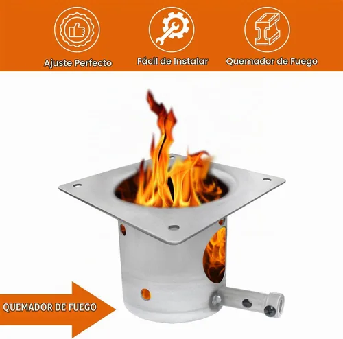 Vista 7 de Repuestos de olla de combustión para parrilla de pellets Traeger, compatible con parrilla Traeger y la mayoría de las parrillas Pit Boss
