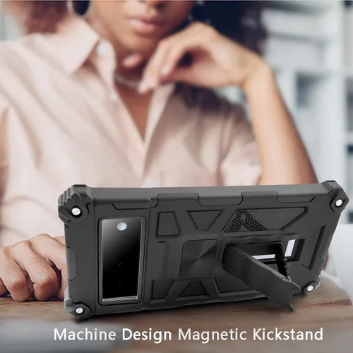 Vista 3 de Funda compatible con Google Pixel 6 PRO, funda para Google Pixel6 PRO, Hybid con soporte magnético a prueba de golpes, grado militar, funda