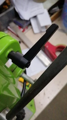 Vista 9 de Othmro Manija de palanca de sujeción M8 con botón de rosca M8, palanca de trinquete de aleación de aluminio, mango de bloqueo ajustable con perno