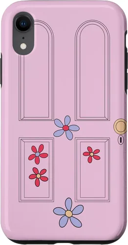 Vista 25 de Disney and Pixar's Monsters, Inc. Boo Door - Carcasa para iPhone 17, color lila