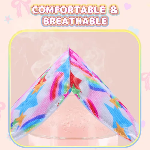 Vista 7 de FENFEN Mascarilla KN95 desechable para niños, paquete de 50 mascarillas KN 95 para niños, tamaño pequeño, transpirable, para niñas y niños KN95
