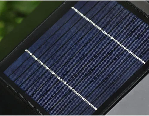 Vista 6 de Luces de poste al aire libre, luz solar moderna de pilar de metal IP55, luz impermeable para exteriores, luz de poste de valla de villa, luz