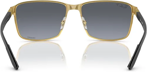 Vista 4 de Ray-Ban Rb3721ch Chromance Square Sunglasses