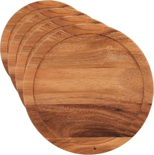Vista 14 de Lipper International 8301 Plato giratorio de cocina de madera de bambú de 10" Bamboo Wood