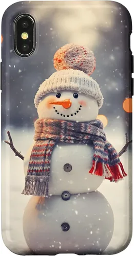 Vista 5 de Cute Christmas Snowman Winter Snow Scene Holiday Season Case for iPhone 17