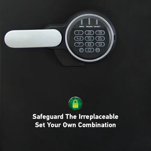 Vista 9 de SentrySafe Caja de seguridad contra incendios, caja de seguridad extra grande con clave, 1,23 pies cúbicos, SFW123CU