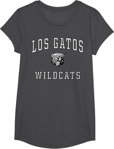 Vista 44 de Camiseta de Los Gatos de la escuela secundaria de Wildcats C1