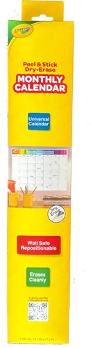 Vista 4 de Pizarra de calendario de borrado en seco – Pizarra blanca para horarios familiares, aulas escolares o uso de oficina, ideal para profesores y niños