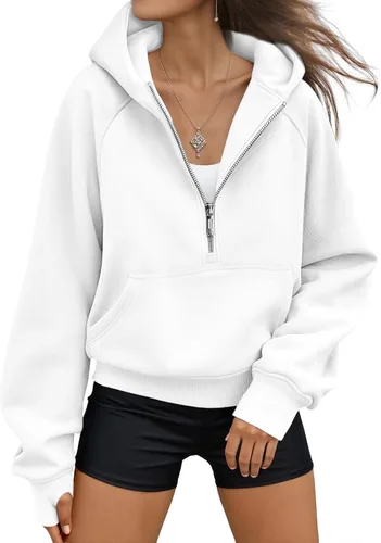 Vista 25 de AUTOMET Sudaderas con capucha de mujer, sudaderas de forro polar para otoño, conjuntos de moda, sudaderas para hacer ejercicio, chaquetas con Verde