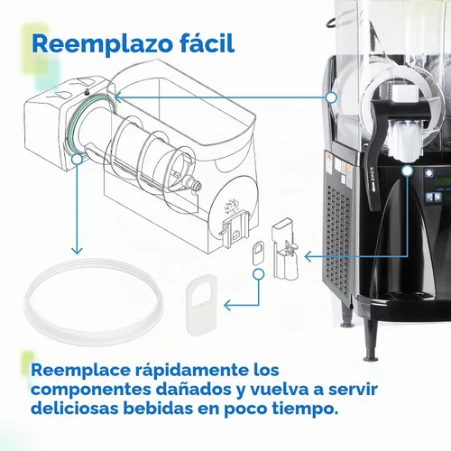 Vista 6 de 32268.1000 Reemplazo del kit de sello de la máquina de la bebida de hielo