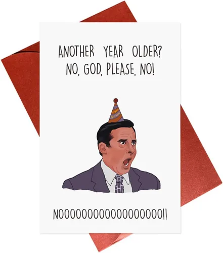 Vista 5 de Gonzey Tarjeta de cumpleaños de The Office, tarjeta de cumpleaños de Dwight Schrute, tarjetas de cumpleaños de programas de televisión para él y ella