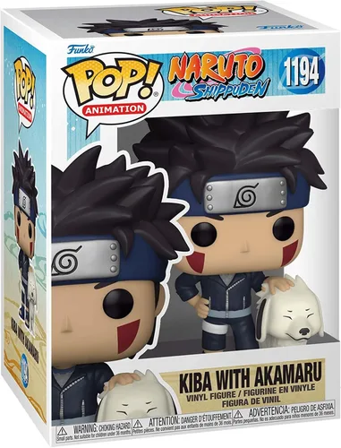 Vista 2 de Funko Pop! Animación: Naruto - Kiba con Akamaru