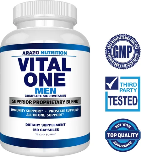 Vista 2 de Vita One para hombre, suplemento integral multivitamínico diario, 150 Cápsulas Veganas, Bioscience Nutrition