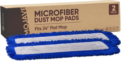 Vista 9 de Almohadillas de microfibra Mojave de 18 pulgadas (paquete de 2) - Cabezal de repuesto y repuesto para trapeadores de microfibra, reutilizables