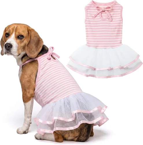 Vista 132 de Parisian Pet Chambray - Vestido para perro - Ligero sin mangas para perro, niña, talla XS Chambray en general