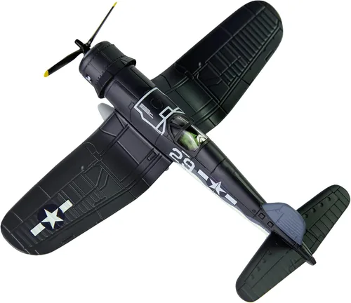 Vista 3 de HANGHANG Modelo militar de combate 1/72 F4U-1 modelo de avión fundido a troquel para colección o regalo