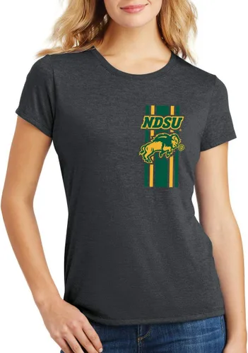 Vista 7 de CornBorn Camisetas del estado de Dakota del Norte para mujer Mezcla triple premium Elige tu diseño