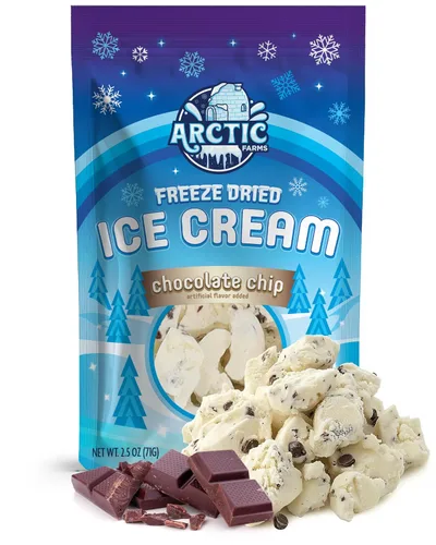 Vista 89 de Arctic Farms Trozos de Helado Liofilizado Empaquetados y en Caja - No se Derrite (1 libra, S'mores)