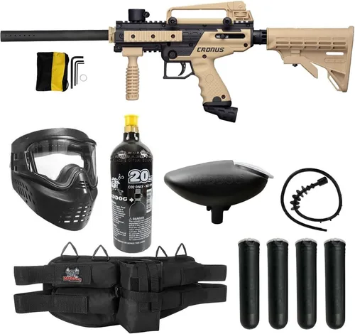 Vista 12 de Maddog Tippmann Cronus - Marcador táctico de paintball plateado