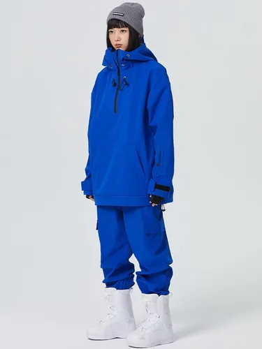 Vista 22 de RIUIYELE Traje de esquí para mujer, chaqueta y pantalones de snowboard para deportes al aire libre, traje de nieve con aislamiento impermeable