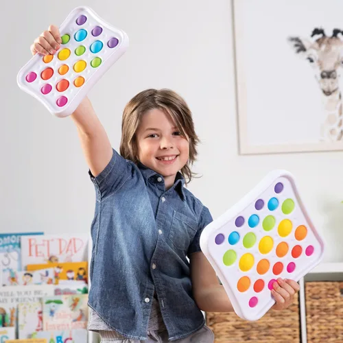 Vista 8 de Fat Brain Toys Dimpl Pops Deluxe - La mejor experiencia de reventar, niños y adultos