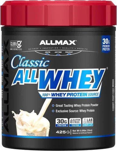 Vista 19 de ALLMAX AllWhey Classic - Proteína de suero en polvo, chocolate, 2 libras Supports Lean Muscle Growth, Enhances Recovery, 30g Whey Protein, Gluten
