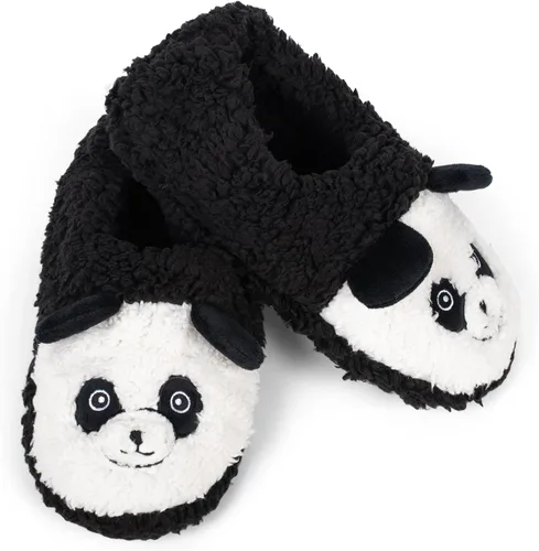 Vista 15 de Elanze Designs Pantuflas suaves antideslizantes con forro de felpa para interior para mujer Negro