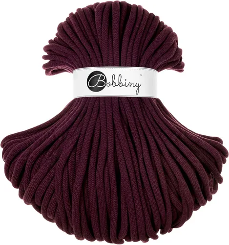 Vista 13 de Bobbiny - Cordón trenzado de macramé jumbo de 9 mm (color aloe), 108 yardas/330 pies