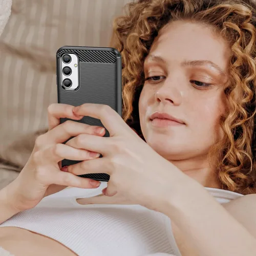 Vista 7 de Funda compatible con Samsung Galaxy A24 4G, con protector de pantalla, absorción de golpes, flexible de goma TPU protectora para A24 4G 2023 de 6.5