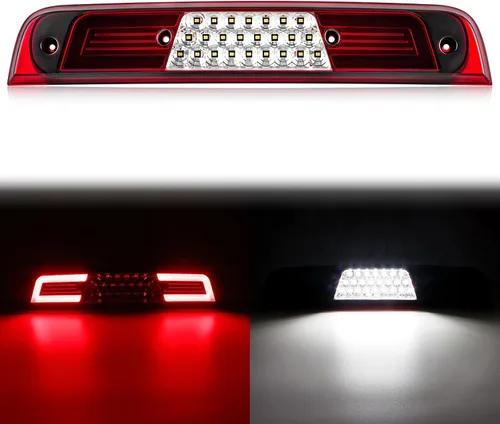 Vista 11 de Luz de freno LED de reemplazo para tercera luz para Ram 1500 1994-1997 y 1999-2001 / Ram 2500 3500 1994-1997 y 1999-2002, luz de carga de alto lente