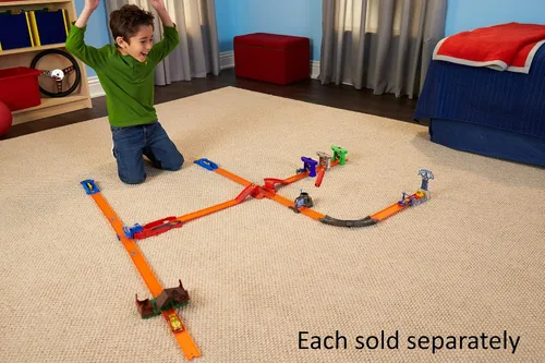 Vista 8 de Hot Wheels Track Builder Flip Tower Stunt Pack
