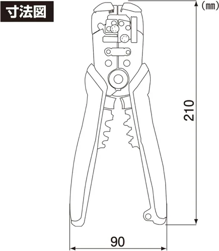 Vista 2 de ENGINEER PAW-01 Mejor pelacables multifuncional 3 en 1/herramienta de crimpado micro para 0.05-8mm² (AWG30 ~ 8) y cortador de cables