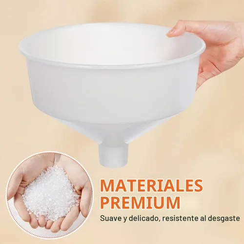 Vista 8 de Cabilock Embudo de cocina grande de boca ancha de plástico para llenado de bebidas de aceite de cerveza, herramienta de vertido sin derrames