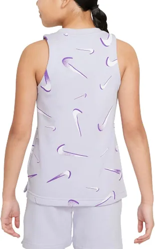 Vista 2 de Nike Girls Sportswear French Terry Printed Tank Top