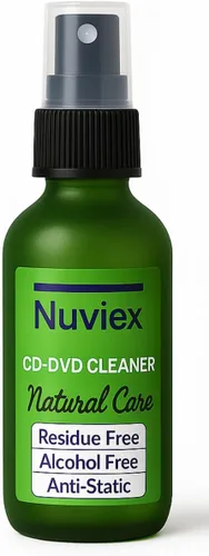 Vista 5 de Kit de limpieza de CD y DVD, solución de limpieza avanzada con juego de guantes de microfibra de primera calidad, seguro para CD, DVD, Blu-ray