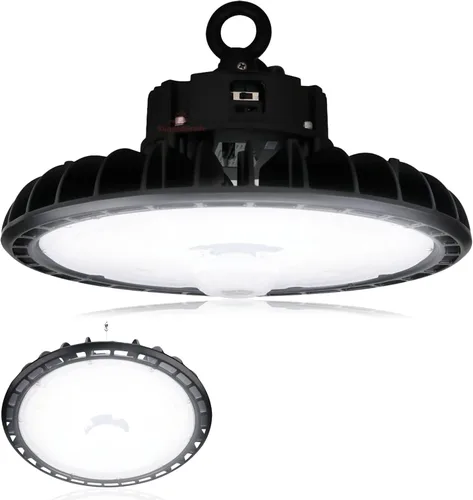 Vista 25 de RuggedGrade 100W Corvus II serie LED alta bahía UFO Warehouse Iluminación