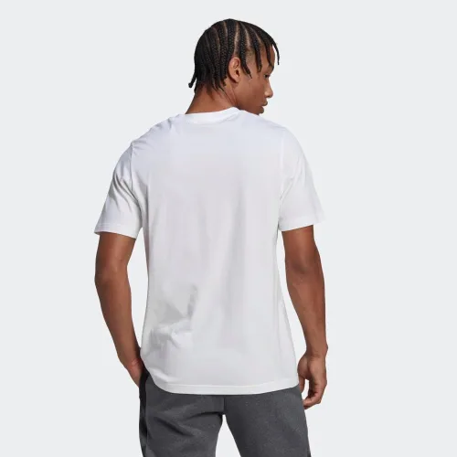 Vista 3 de adidas Essentials - Camiseta con estampado de camuflaje para hombre, Medium Grey Heather-grey Four