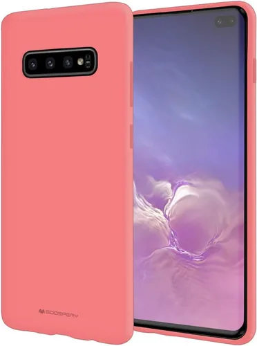 Vista 10 de GOOSPERY Soft Feeling Jelly para Samsung Galaxy S10 Plus Case (2019) Cubierta de parachoques delgada sedosa (negro)