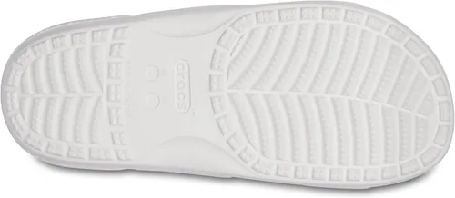 Vista 8 de Crocs Sandalias clásicas unisex de dos correas para adultos, Blanco